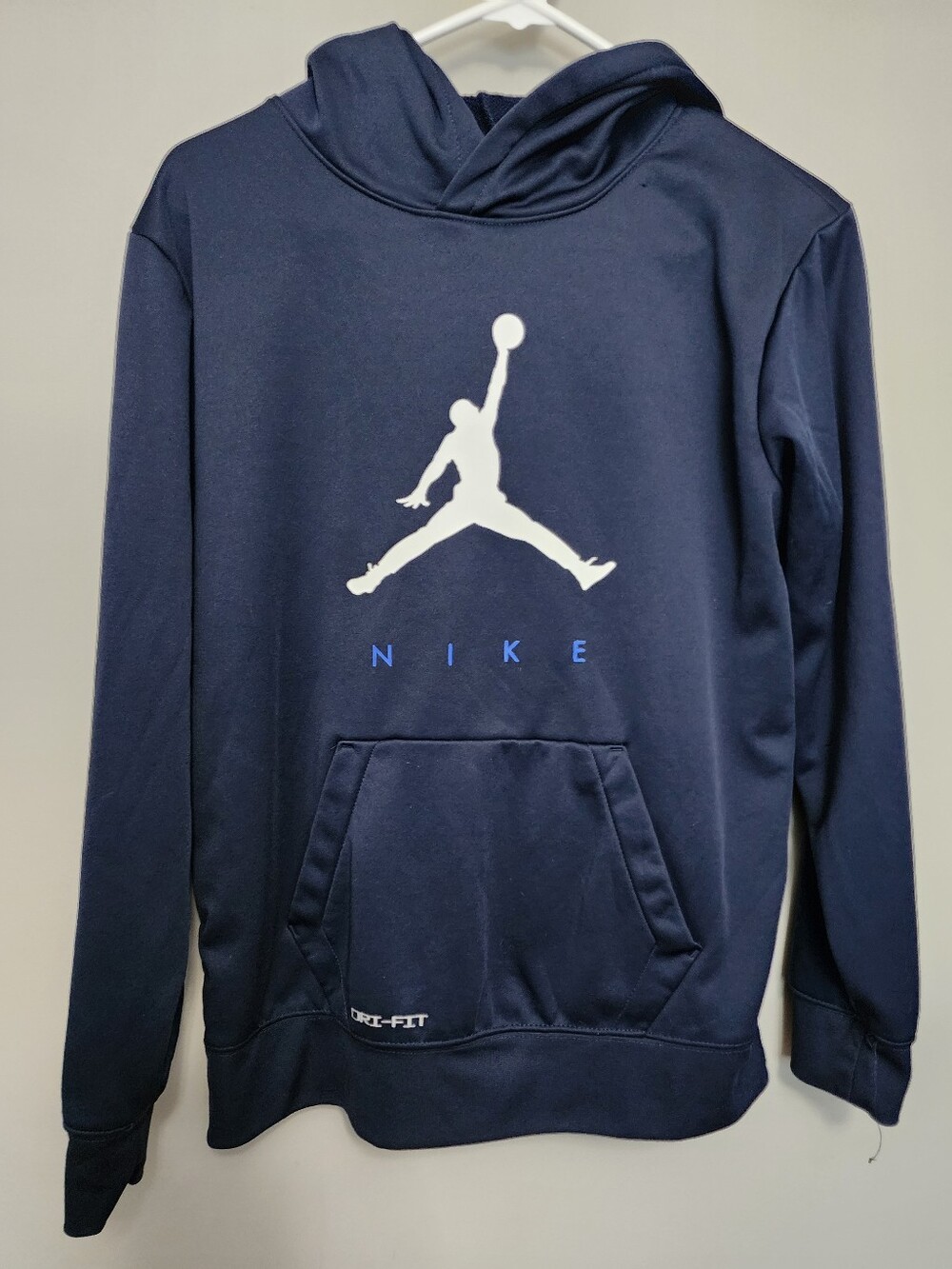 Nike Jordan Navy Hoodie Dri-FIT Pullover Size XL